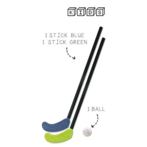 Bandy Kylfur 2 Stk + 1 Bolti 80 Cm