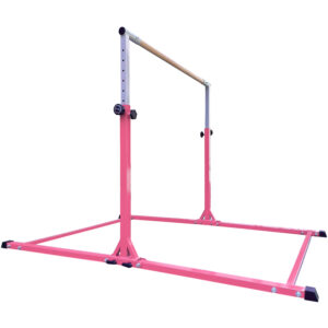 Fimleikaslá samanbrjótanleg bleik 95-150cm